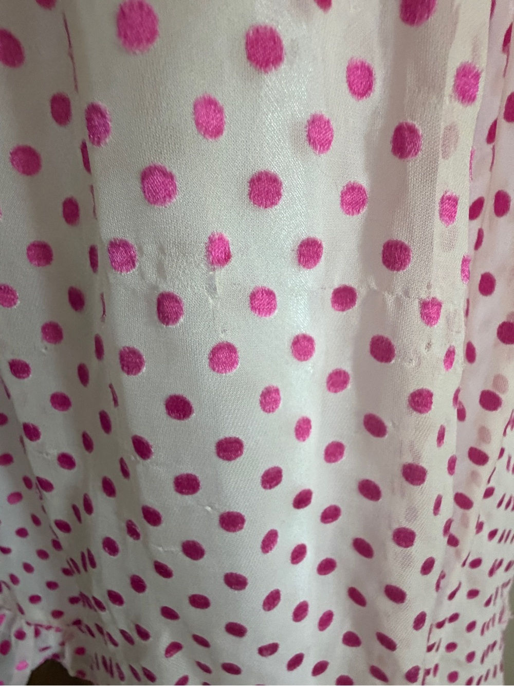 Vintage Betsy Johnson Pink Polka Dot Sundress with Cross Back Straps NWT - Picture 8 of 8